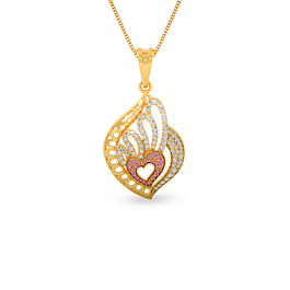 Heart O French Gold Pendant
