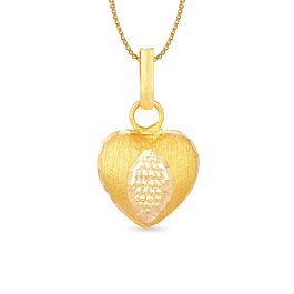  Love of Heartin Gold Pendants