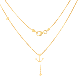Everlasting Anchor Gold Necklaces