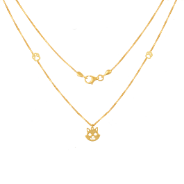 Amazing Kitty Gold Necklaces