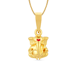 Blissful Divine Lord Ganesha Gold Pendants