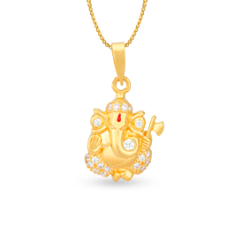 Glorious Divine Lord Ganesha Gold Pendants