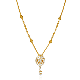 Modish Beaded Gold Necklace