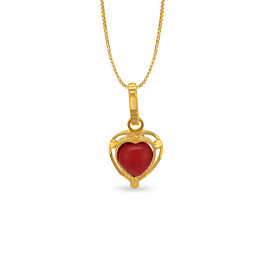 Scarlet Heart Gold Pendant