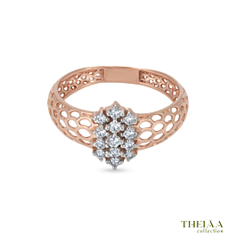 Sparkle Cluster Stone Diamond Ring - Theiaa Collection