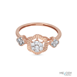 Ethereal Floral Diamond Ring - Melody Collection