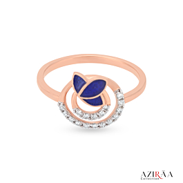 Enchanting Mini Floral Diamond Ring - Aziraa Collection