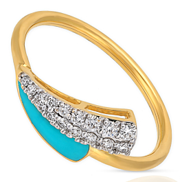 Glossy Sparkle Stone Diamond Ring - Aziraa Collection