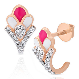Sparkling Glint Stone Diamond Earrings - Aziraa Collection