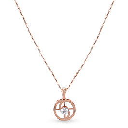 Dainty Circlet Diamond Necklace - Aziraa Collection