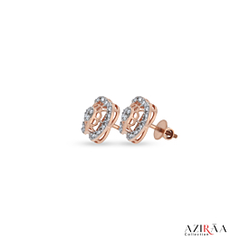 Fashionable Floral Diamond Earrings - Theiaa Collection