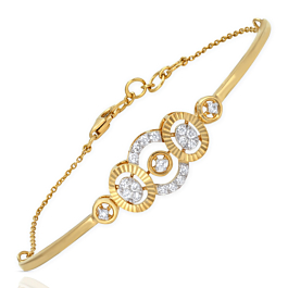 Gleaming Round Diamond Bracelet - Melody Collection