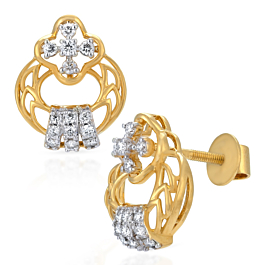 Lambent Floral Diamond Earrings - Theiaa Collection