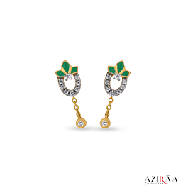 Lovely Dancing Drops Diamond Earrings - Aziraa Collection