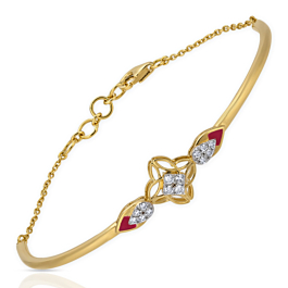 Glossy Glint Stone Diamond Bracelet - Aziraa Collection