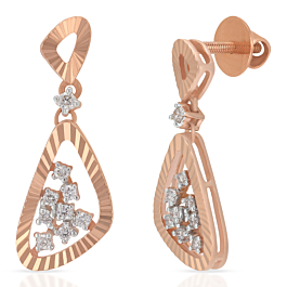 Enticing Glint Stone Diamond Earrings - Melody Collection