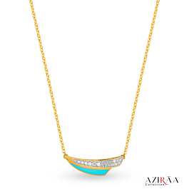 Amiable Fancy Diamond Necklace - Aziraa Collection