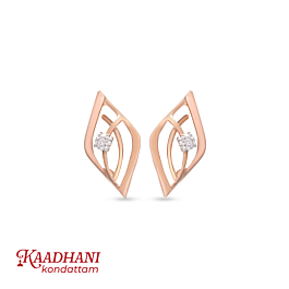 Alluring Rhombus Pattern Diamond Earrings