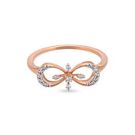 Entwined Floral Diamond Ring