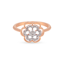 Mesmerizing Floral Diamond Ring