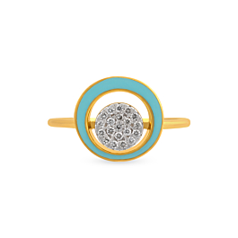 Pristine Circle Diamond Ring - Aziraa Collection