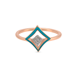Opulent Rhombus Pattern Diamond Ring - Aziraa Collection