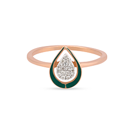 Magnificent Pear Drop Diamond Ring - Aziraa Collection
