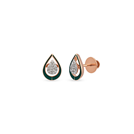 Lambent Pear Drop Diamond Earrings - Aziraa Collection
