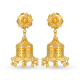 Lambent Floral Gold Earrings