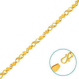Stellar Infinity Gold Bracelet