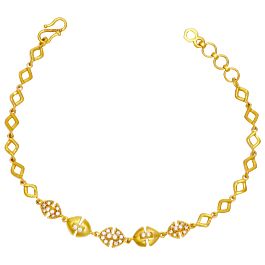 Glossy Stylus Gold Bracelets | 20A919510