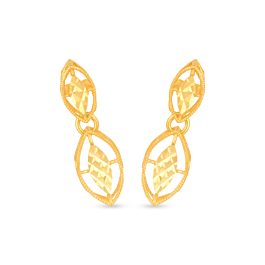 Lovely Fancy Gold Earrings