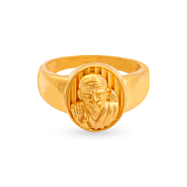 Timeless Lord Saibaba Gold Ring