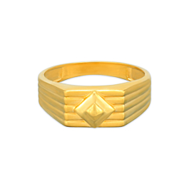 Royal Textured Gold Ring
