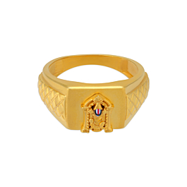 Divine Lord Venkatachalapathy Gold Ring