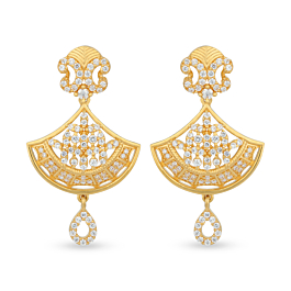 Glorious Trendy Gold Earrings