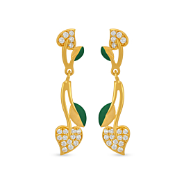 Amazing Leafy Gold Earrings