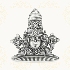 Lord Venkateshwara Silver Idol