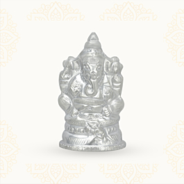 Almighty Valampuri Vinayagar Silver Idol