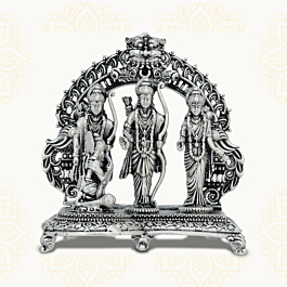 Lord Prabavali Ramar Patabhisekham Silver Idols