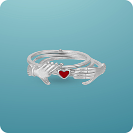Always Together Romantic Silver Ring