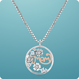 The Mother's Blossoming Love Silver Necklaces