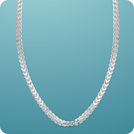 Fashionable Sleek Silver Chain