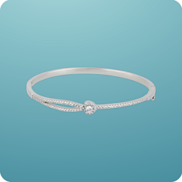 Stylish Romantic Heart Silver Bracelet