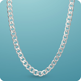 Stylish Interlinked Silver Chain