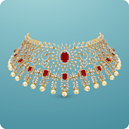 Grandeur Pearl Drop Silver Necklace