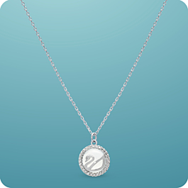 Enchanting Swan Design Silver Necklace - Valentine Collection