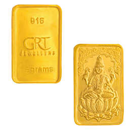 22KT 5 Grams Lakshmi Gold Biscuit(Bar)