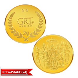 22KT 2 Grams Ramar Patabhisekham Gold Coin