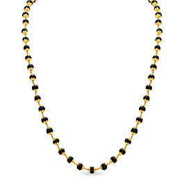 Traditional Karungali 6mm | 54 Beads Gold Chain